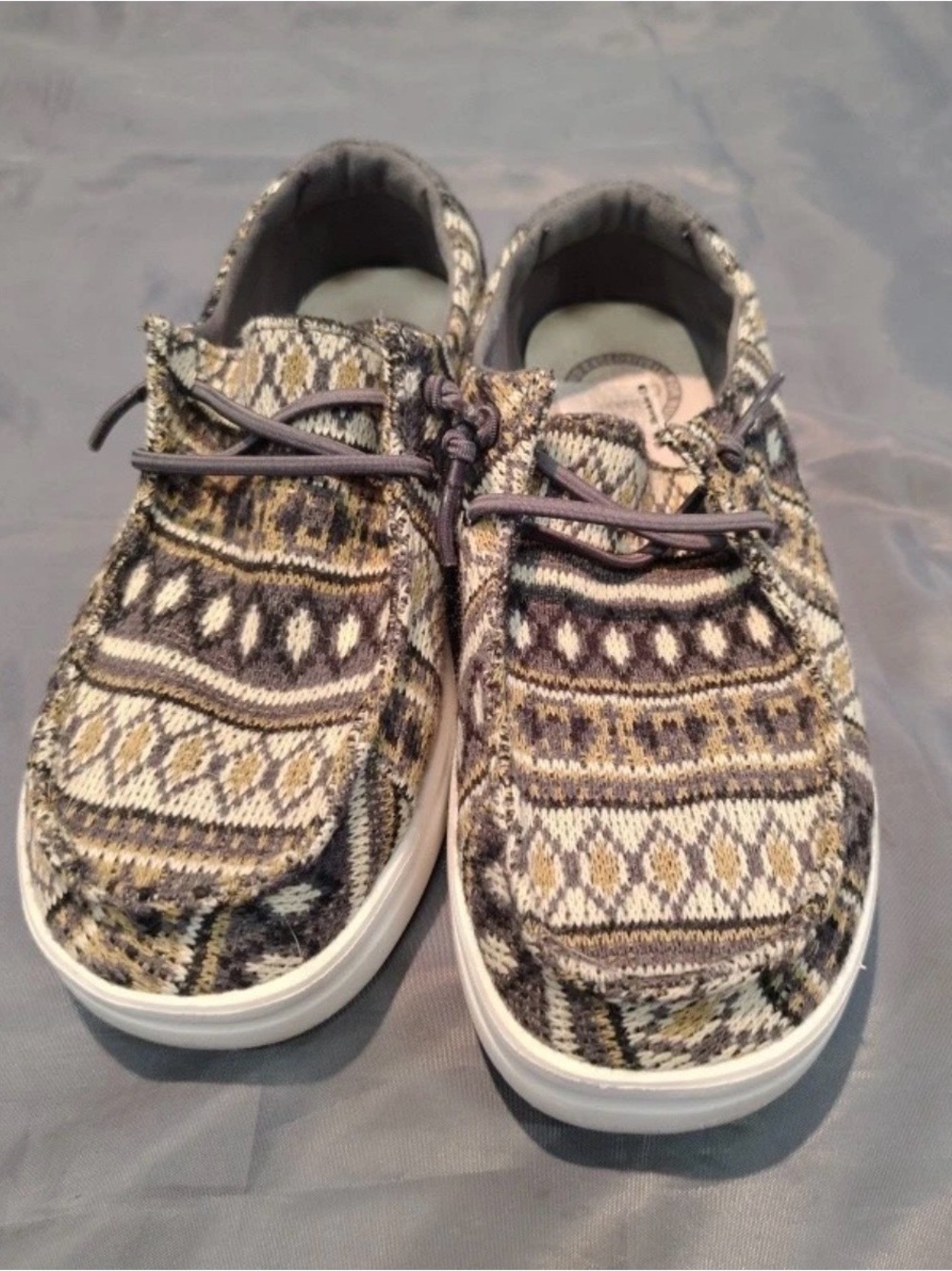 Hey Dude women’s geometric Patterned Slip-On
